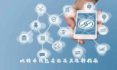 比特币钱包名称及其选择