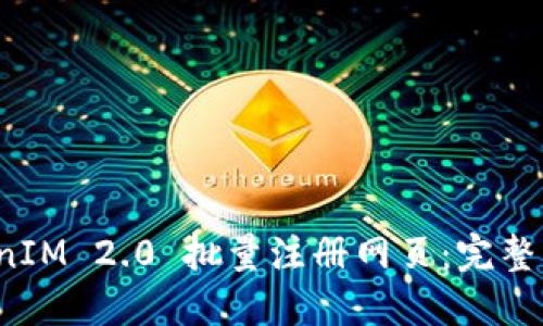 如何使用 TokenIM 2.0 批量注册网页：完整指南与实用技巧